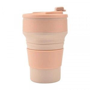 Складна еко чашка на 350 мл рожева Код/Артикул 5 0536-1