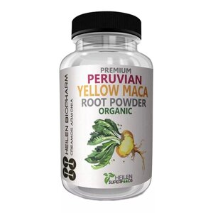 Корінь Перуанської жовтої Маки (100 г), Premium Peruvian Yellow Maca Root Powder, Heilen Biopharm Під замовлення з