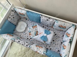 Комплект постільної білизни Baby Comfort Малюк Ведмедики блакитний Код/Артикул 15