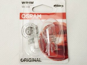 Лампа W21W 12V W3x16d (Osram) 7505-02B Код/Артикул 30 6783