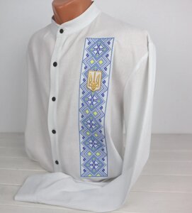 Чоловіча сорочка з вишивкою Український стиль, сорочка вишита, сорочка вишиванка, сорочка з вишивкою Код/Артикул 115