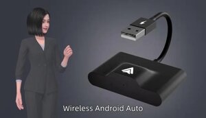 Бездротовий адаптер CarPlay для Android/IOS, дротовий до бездротового ключа Carplay Plug and Play, USB-з'єднання, Під