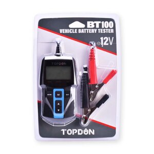 Тестер акумуляторних батарей Topdon ВТ100 Код/Артикул 13 ВТ100