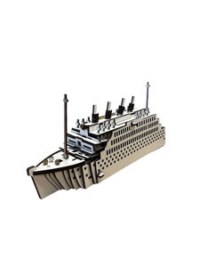 Констурктор Титанік з дерева Woodcraft 27х25х8см Код/Артикул 29 А439