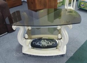 Скляний журнальний столик "Брістоль - 2" 900х500х500мм Код/Артикул 54 ДС-26