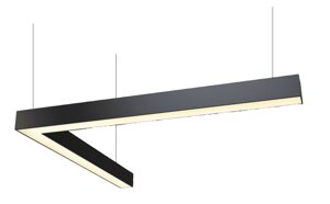 LED світильник фігурний VERONA -L 1500*1500мм 88Вт 4200К (нейтральне біле світло) чорний корпус Код/Артикул 149 VL88421