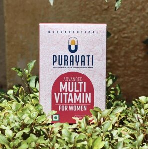 Мультивітаміни для жінок віком (60 таб), Multivitamin For Senior Women, Purayati Під замовлення з Індії 45 днів.