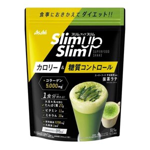 Asahi SlimUp Slim Matcha Latte протеїновий детокс-коктейль Матча Латте, 315 гр під замовлення з Японії за 30 днів,