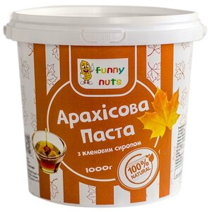 Арахісова паста FunnyNuts з кленовим сиропом 1000 г Код/Артикул 108 006
