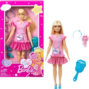 Лялька My First Barbie. Моя перша барбі, блондинка з котеням Код/Артикул 75 480 Код/Артикул 75 480 Код/Артикул 75 480