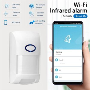 Інфрачервоні детектори руху Tuya Smart WiFi із датчиком руху, сумісні з додатком Tuya Smart Life APP