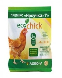 1 кг Премікс ECOchick Несучка 1% - для Курей Несучок - ТМ АГРО - В - Оригінал, 1 кг Код/Артикул 191 5010