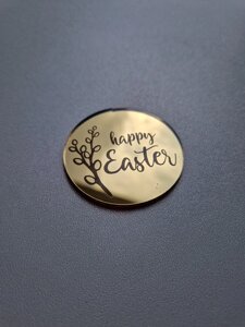 Великодній декор "Happy Easter" ( 5 см) Код/Артикул 80 К010за