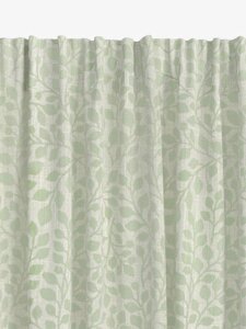 Фіранка SKASEN 1x140x300см листя т. зелений Код/Артикул 5089532