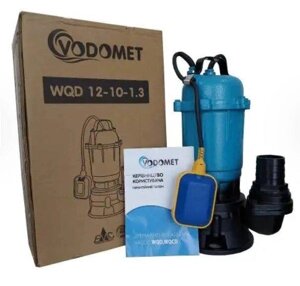 Погружний насос фекальний (дренажний) 1,3 кВт з подрібнювачем для брудної води, фекалій, зливних ям WQD 12-10