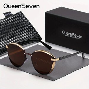 Жіночі поляризаційні сонцезахисні окуляри QUEENSEVEN 900123 Brown Код/Артикул 184 124315