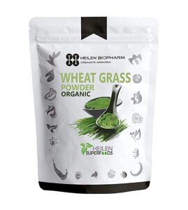 Порошок паростків Пшениці (100 г), Wheat Grass Powder Organic, Heilen Biopharm Під замовлення з Індії 45 днів.