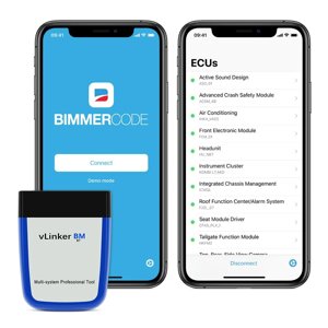 Vgate VLinker BM для BMW Bimmercode Bimmerlink Bluetooth 3,0 elm327 Автомобільний діагностичний інструмент Під