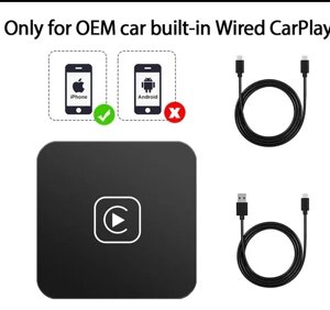 Адаптер бездротовий Bluetooth Apple CarPlay Wireless для автомобілів Код/Артикул 13