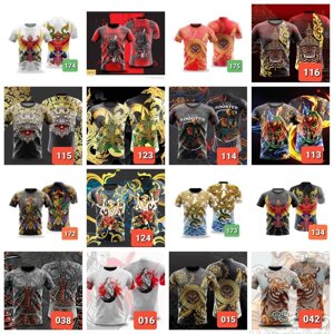 Футболка футболка унісекс для чоловіків і жінок з дизайнерським принтом 3D модний вуличний одяг Бог тваринний звір Під