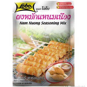 Lobo Тайська їжа Nam Nuong Приправа Спеції Порошок трав Курячий пікантний 70 грам Під замовлення з Таїланду за 30 днів,