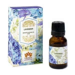 Ефірна олія Лаванди (15 мл), Lavender Aromatic Oil, Vrindaam Під замовлення з Індії 45 днів. Безкоштовна доставка.