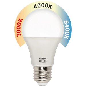 Лампа світлодіодна "COMBO - 10" 10W 3000К 4000K 6400 E27 Код/Артикул 149 001-073-0010-010