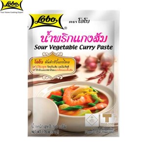 Lobo Паста каррі з кислих овочів, справжнє тайське каррі / без додавання глутамату натрію, консервантів та Під