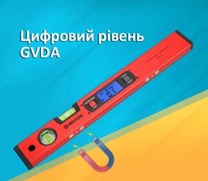 Професійний цифровий рівень GVDA GD-H400M 360° з магнітами Код/Артикул 184