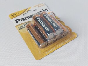 Батарейка АА 1,5V Alkaline (6шт.) (Panasonic) LR6APB Код/Артикул 30 5613