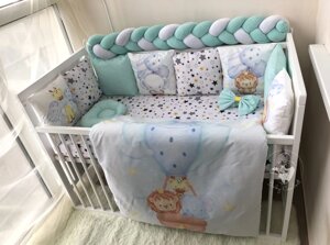 Комплект постільної білизни Baby Comfort BabyBee весняний зелений Код/Артикул 15 BC-KKbb04