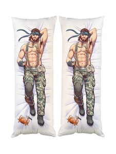 Подушка дакімакура Metal Gear Solid декоративна ростова подушка для обіймання двостороння Код/Артикул 65 D60-2149-2149