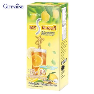 Giffarine S LEMON TEA, Сухий розчинний чай для змішаних напоїв зі смаком лимона, з L-карнітином та вітамінами, 10 Під
