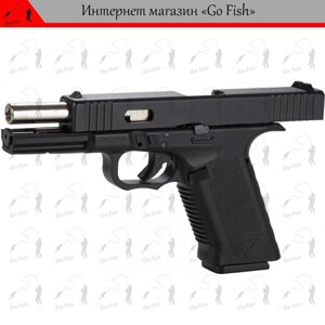 ПНЕВМАТИЧНИЙ ПІСТОЛЕТ SAS G17 Blowback (Glock) + Пулі 100шт + БАЛОНИ СО2 4шт. Код/Артикул 48