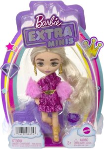 Лялька Barbie Extra Minis, модниця в блискучій сукні Blonde Hair Код/Артикул 75 689