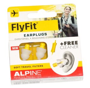 Беруші для польотів та подорожей з фільтром Alpine Hearing Protection Flyfit 1 пара (875-02) Код/Артикул 16