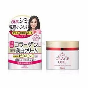 KOSE Cosmeport Grace One Whitening Perfect Gel Cream живильний крем від пігментних плям для вікової шкіри, 100 гр під