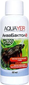 Засіб проти зовнішніх бактеріальних інфекцій - AQUAYER АкваБактол, 60мл Код/Артикул 7 AB60 Код/Артикул 7 AB60