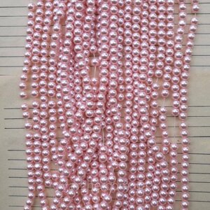 3 шт Керамічні намистини, світло рожеві 3 мм Код/Артикул 192 КВ-1010n_3