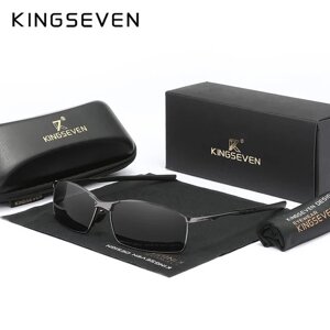 Чоловічі поляризаційні сонцезахисні окуляри KINGSEVEN 7501 Gun Gray Код/Артикул 184