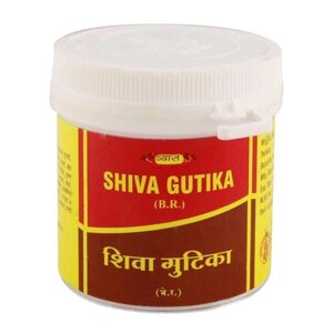 Шива Гутіка (100 таб), Shiva Gutika, Vyas Під замовлення з Індії 45 днів. Безкоштовна доставка.