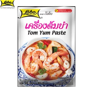 Lobo Паста Том Ям, без додавання консервантів та барвників / на 2 порції, Тайська їжа, 30 г Під замовлення з Таїланду