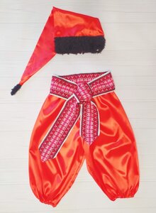 Костюм козака (шаровари, шапка, пояс), зріст 122см Код/Артикул