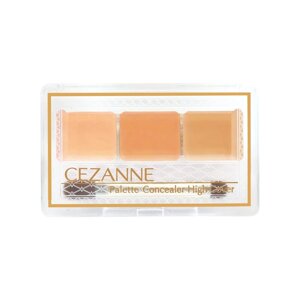 Cezanne Palette Concealer High Cover, 4,5 г, висока адгезія, 3 кольори, двостороння кисть, бежевий під замовлення з