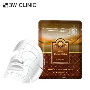 3w Clinic Листова маска Fresh Placenta (3 варіанти) під замовлення з кореї 30 днів доставка безкоштовна