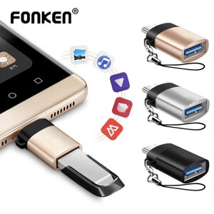 FONKEN Адаптер Micro USB3.0 OTG USB3.0 – адаптер типу C для Samsung Xiaomi Android Синхронізація даних із Під