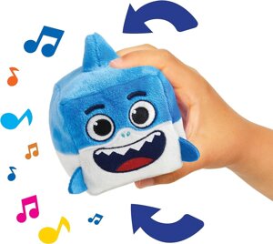Велике шоу Baby Shark Song Cube Співаюча плюшева акула синя Код/Артикул 75 857