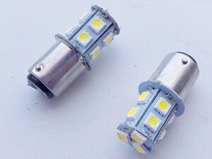 Лампа світлодиодна P21/5W 12V BAY15d 13SMD (50/50) T25/5/2 Код/Артикул 30 4110