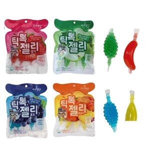 Корейський Tik Tok Fruit Jelly Tiktok Jelly Виноград Полуниця 160г під замовлення з кореї 30 днів доставка безкоштовна