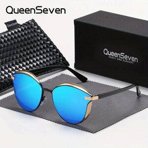 Жіночі поляризаційні сонцезахисні окуляри QUEENSEVEN 900123 Blue Код/Артикул 184
